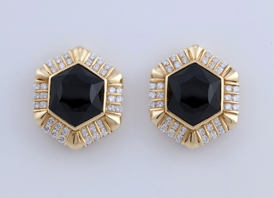 onyx earrings