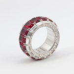 White Gold & Ruby Xpandable™ Ring in Raleigh
