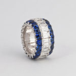 Xpandable™ White Gold, Sapphire & Diamond Ring in Raleigh
