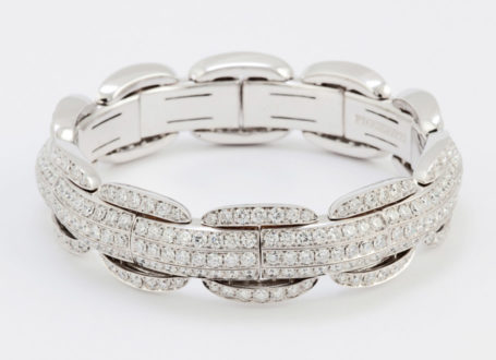 Xpandable™ White Gold Pavé Diamond Bracelet by Picchiotti