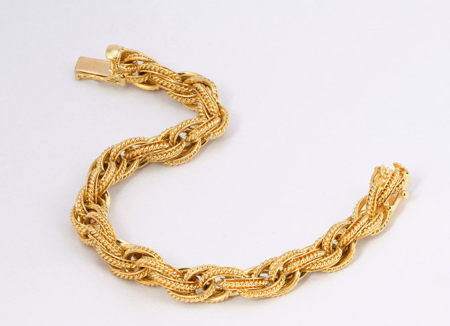 Yellow Gold Handmade “Atocha” Bracelet
