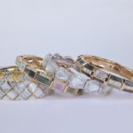 Xpandable™ Diamond and Mother of Pearl Bracelets by Picchiotti