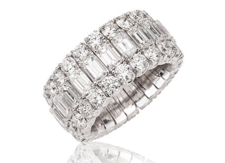 RE26 “XPANDABLE ™ – EMERALD CUT LOVER” RING