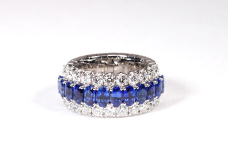 Sapphire and Diamond Xpandable™ Band