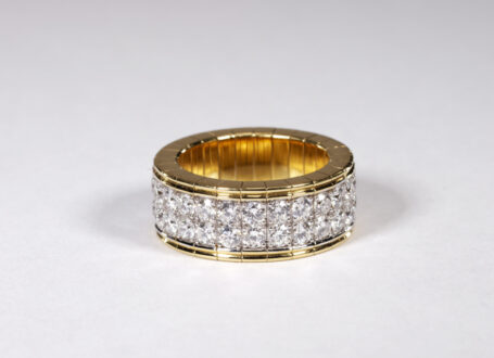 Two Row Round Diamond Xpandable™ Band
