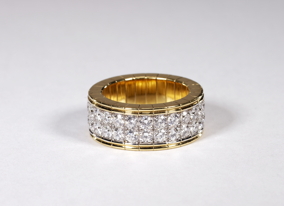 Two Row Round Diamond Xpandable™ Band